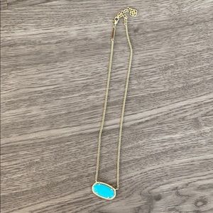 Kendra Scott Elisa Necklace in light blue